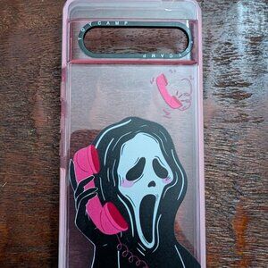 ToyCamp Phone case for Pixel 7 - Pink Ghost Face